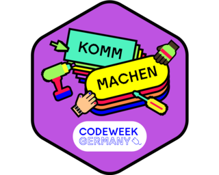 Komm Machen CODEWEEK Germany Badge
